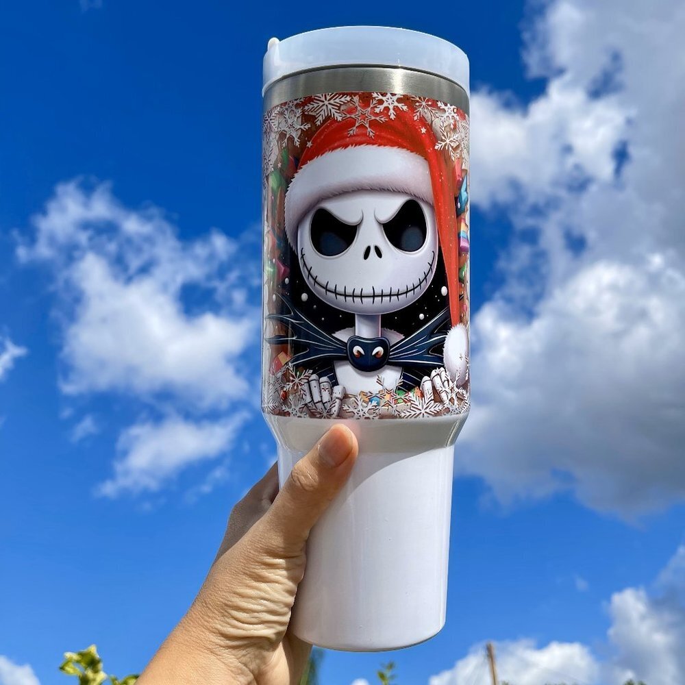 Custom made Disney Nightmare before Christmas Tumbler Brand New 40 oz double wal